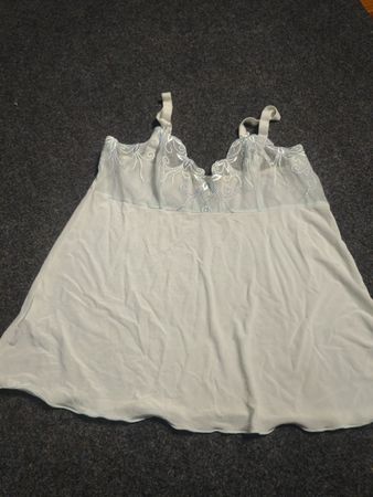 Hellblaues Babydoll-Unterwäschetop