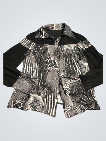 Prego Damenbluse mit Animal-Print