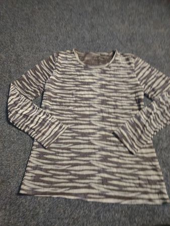 Langarmshirt mit Zebramuster