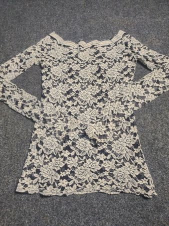 Spitzen-Longsleeve-Shirt