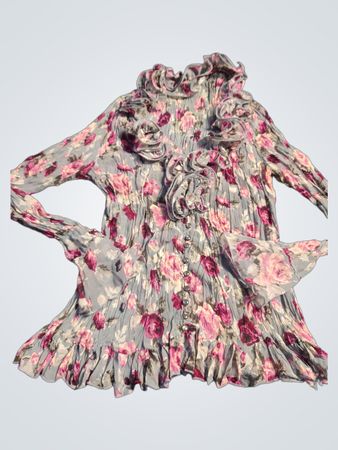 LUCY Floral Ruffle Blouse