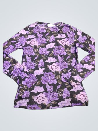 Hennes Collection Blumen-Top mit langen Ärmeln
