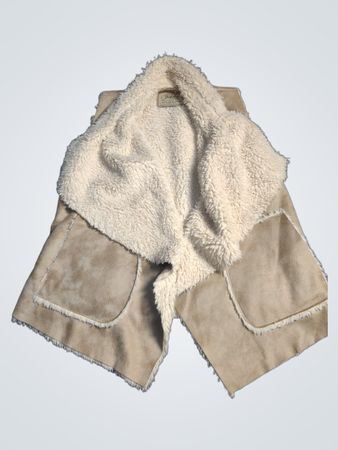 Zara Trafaluc Faux Suede Sherpa Weste