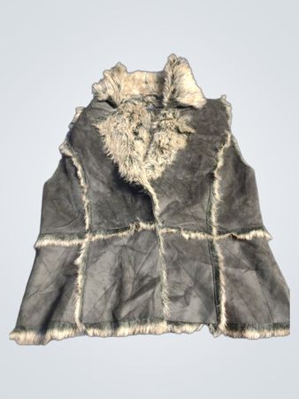 Debenhams Collection Gilet mit Kunstpelzbesatz