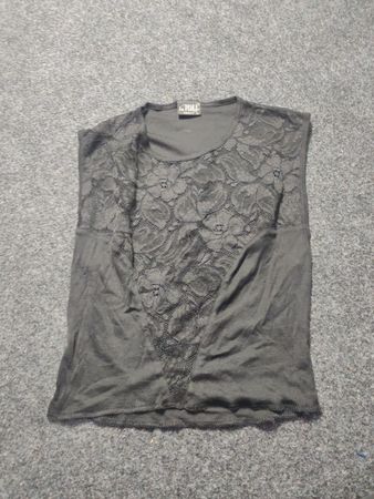 La Perla Schwarzes Spitzen-Top