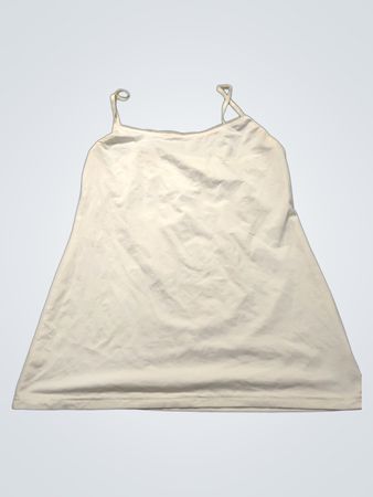 Weißes Spaghettiträger-Camisole