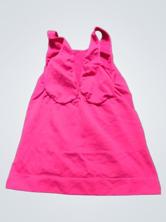 Rosa ärmelloses Kleid