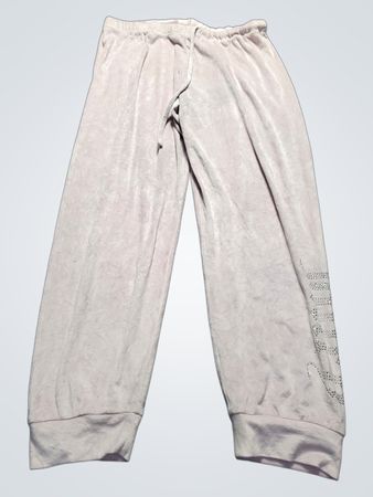 Juicy Couture Velour-Hose mit Strassbesatz