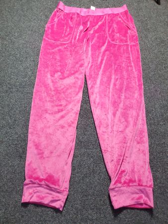 Juicy Couture Pink Samt-Trainingshose