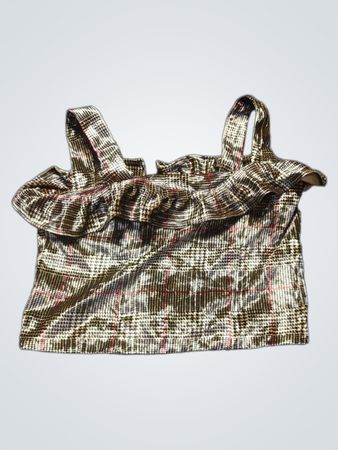 River Island Plaid Top