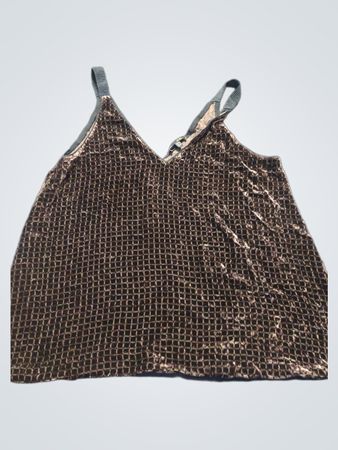 Massimo Dutti Samt-Trägertop