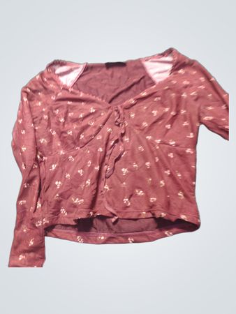 Tally Weijl Floral Print Long-Sleeve Top