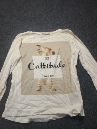 bsk&you Cattitude Pour Le Chat T-shirt à manches longues