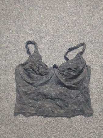 Schwarzes Spitzen-Bralette