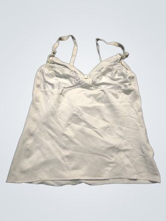 White Camisole with Adjustable Straps