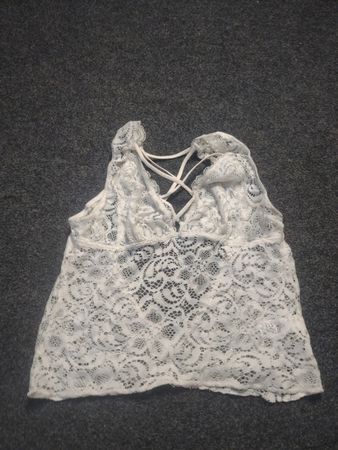 White Lace Cami Top