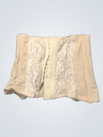 Corset with Lace and Hook-and-Eye Closure