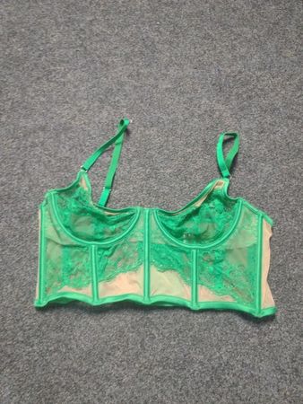 Green Lace Corset