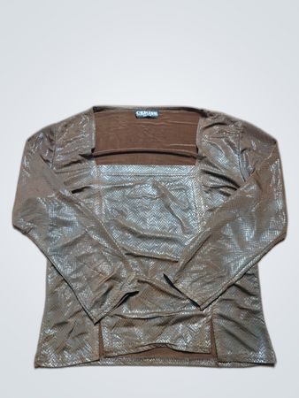 Braun Metallic Oberteil