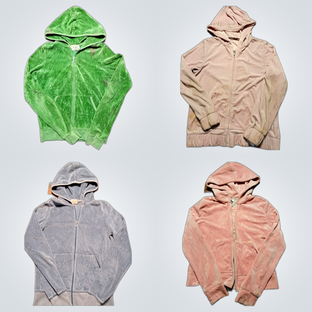 Juicy Couture Hoodie Bundle - 10 Piece Velour Tracksuit Set