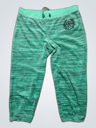Juicy Couture Green Striped Pants
