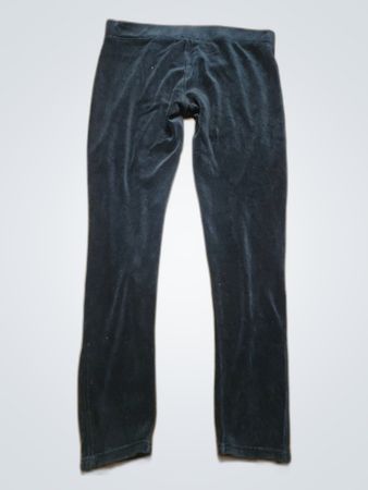 Black Velour Track Pants