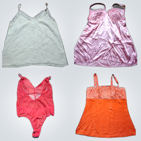 Lace Camisole Bundle - 20 Piece Set with Stradivarius & Zara Pieces