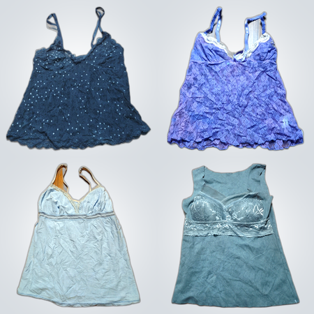 Y2K Lace Trim Camisoles