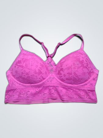 Pink Lace Bra