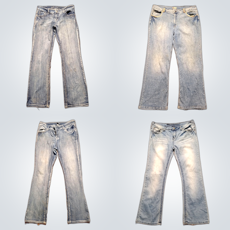 Y2k Embelished flared jeans