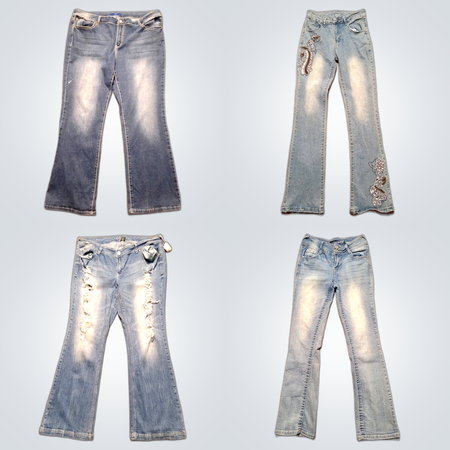 Y2k Sweet flared jeans