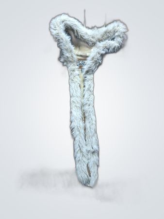 Brown Faux Fur-Lined Hooded Coat