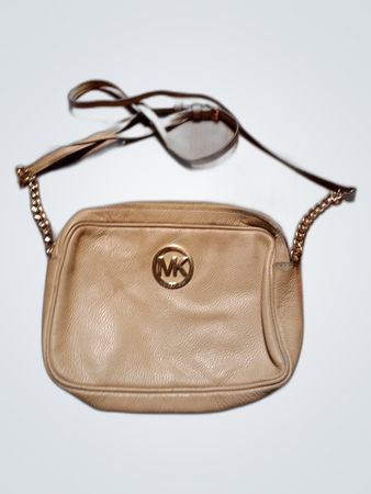 Michael Kors Tan Leather Crossbody Bag