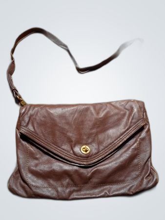 Brown Leather Shoulder Bag