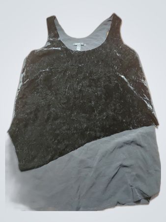 Mango Black Velvet Tanktop