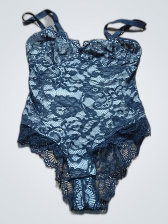 Unbranded Black Lace Bodysuit