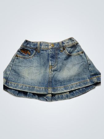Blue Denim Skirt