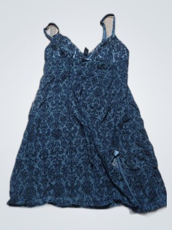 Ann Summers Schwarzes Spitze Nachthemd