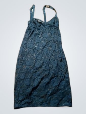 H&M Black Lace Slip Dress