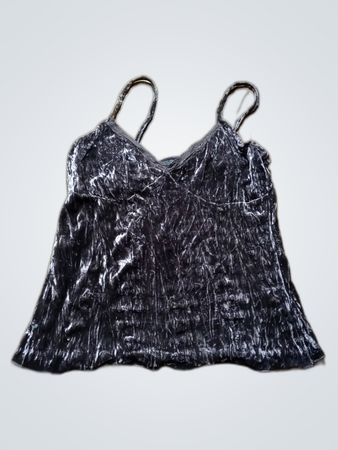 Black Velvet Cami Top