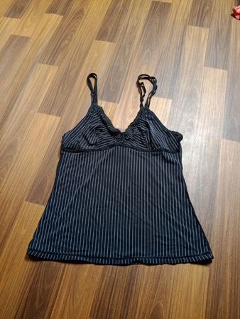 Black Striped Tank Top