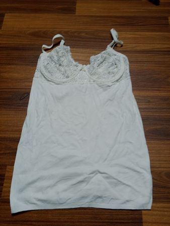 White Lace Trim Camisole