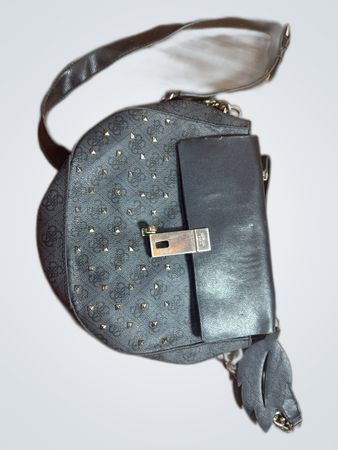 Guess Studded Logo Shoulder Bag