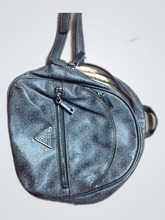 Guess Black Logo Backpack