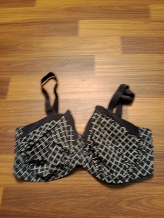 Black and White Checkered Bra