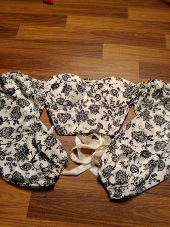 Floral Print Bustier Corset Top