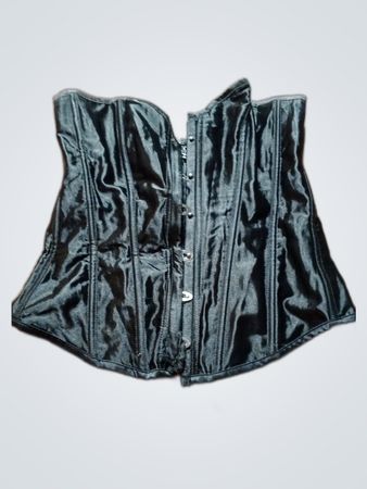 Black Satin Corset