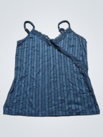 Black Striped Tank Top