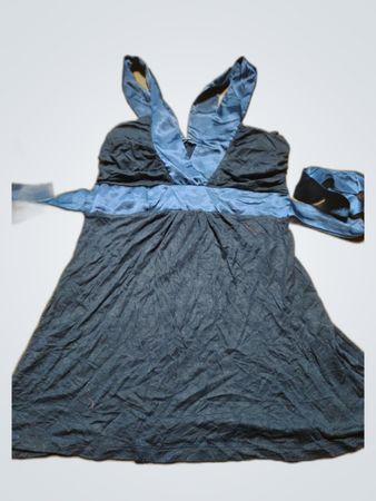 Unbranded Black Spaghetti Strap Mini Dress