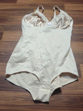 Unbranded Beige Lace Trim Bodysuit